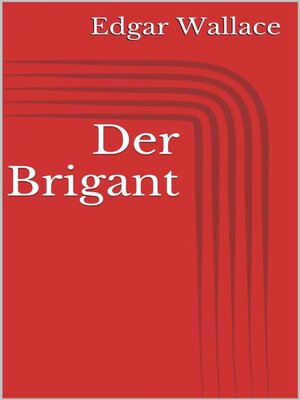 cover image of Der Brigant